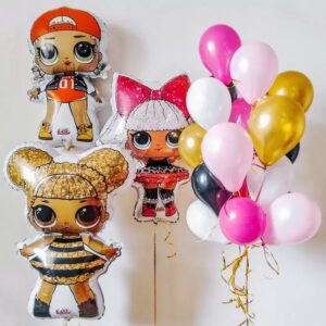 Кульки у вигляді ляльок Лол