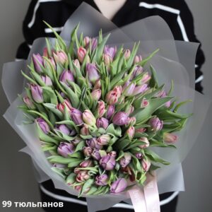 Букет 101 тюльпан